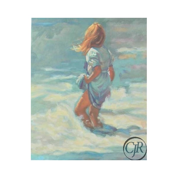 Lucelle Raad Serigraph on Paper:"Summer"