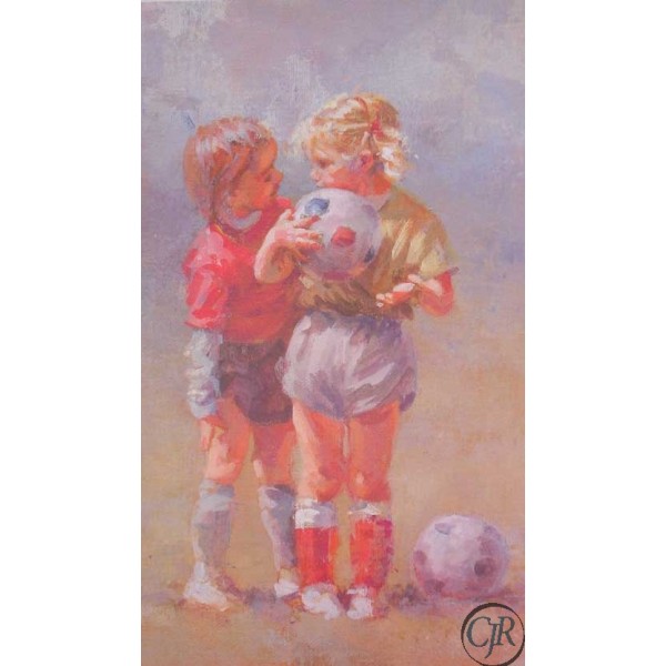 Lucelle Raad Serigraph on Paper:"Sweet Talk"