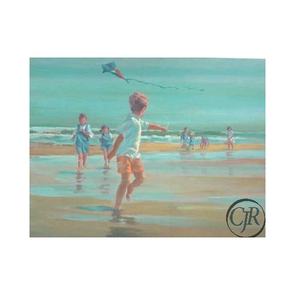 Lucelle Raad Serigraph on Paper:"Up and Away"