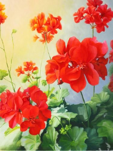 Ludmila Yudina Hand Signed and Numbered Limited Edition Artist Embellished Canvas Giclee: "A New Day"