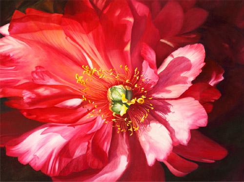 Ludmila Yudina Hand Signed and Numbered Limited Edition Artist Embellished Canvas Giclee: "Dancing In Sunshine"