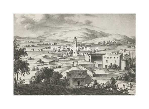 Luigi Mayer Hand Numbered Limited Edition Print on Paper :"Nazareth"