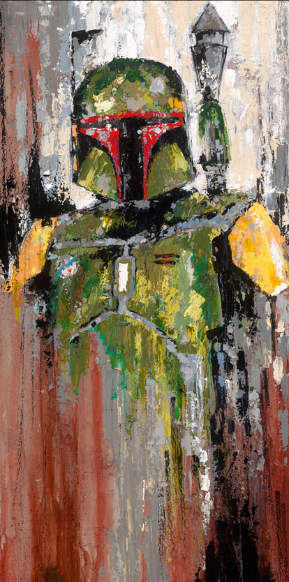 Luis Berros Star Wars Limited Edition Canvas Giclee: "Son of Jango"