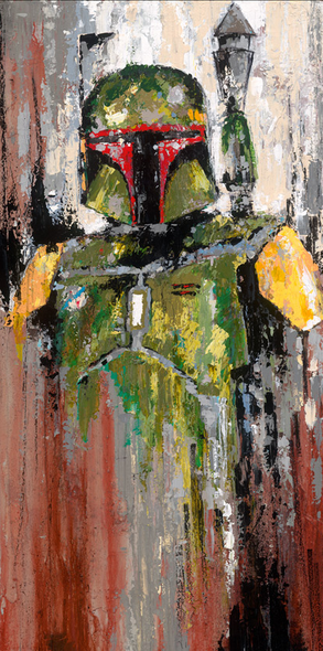 Luis Berros Star Wars Limited Edition Canvas Giclee: "Son of Jango"