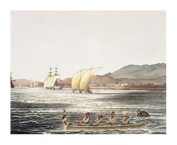 Luis Choris Fine Art Open Edition Gicl&eacute;e:"View of the City of Manila, Phillipine Islands"