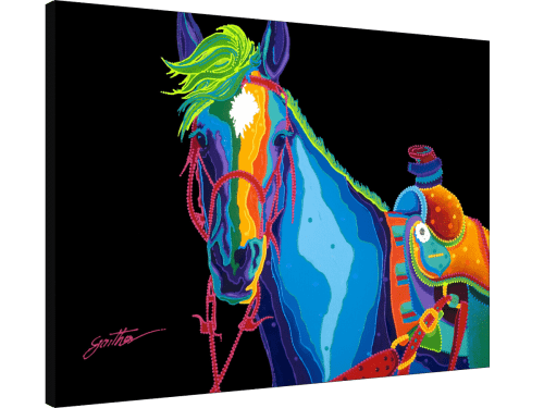 LYNDON GAITHER 30X40 WRAPPED CANVAS MIRROR EDGE:"DREAM HORSE"
