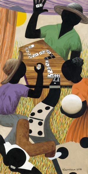 Lynne Bernbaum Limited Edition Museum Quality Gicl&eacute;e: "Domino Trail"