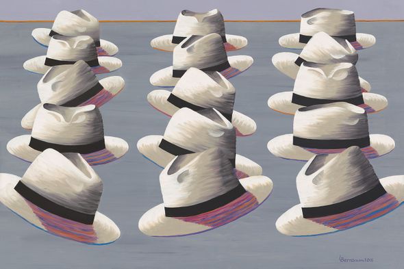 Lynne Bernbaum Limited Edition Museum Quality Gicl&eacute;e: "Panama Hat Dance"