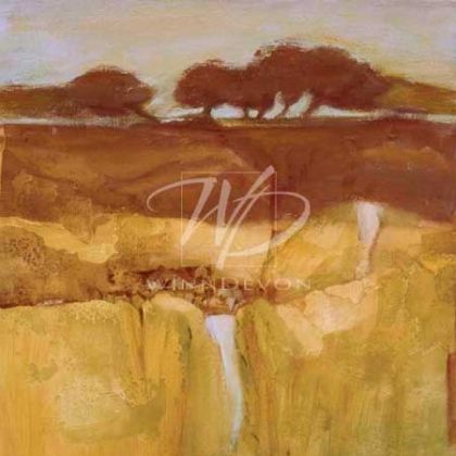 Lynne Welker Limited Edition Hand-Embellished Giclee on Canvas:"Canyon Falls"