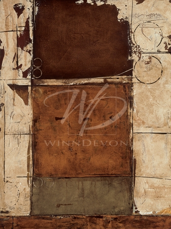 M. Reid Limited Edition Hand-Embellished Giclee on Canvas:"Urban Geometry II"