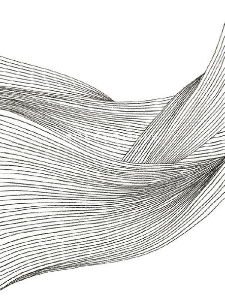 Maja Gunnarsdottir 30 x 40 in. Open Giclee Canvas:"Linear Acoustic - Flow"