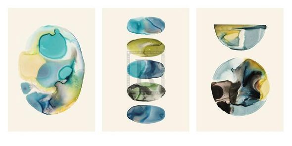 Maja Gunnarsdottir 48 x 24 in. Open Giclee Canvas:"Aura"