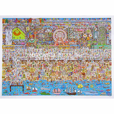 Malcolm Farley Limited Edition Giclee on Canvas:"Grand Slam"