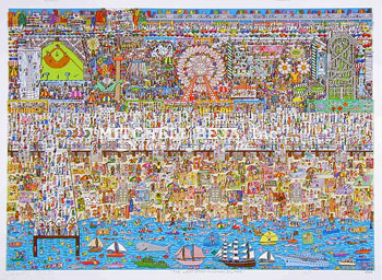 Malcolm Farley Limited Edition Giclee on Canvas:"Grand Slam" Malcolm Farley Limited Edition Giclee on Canvas:"Grand Slam"