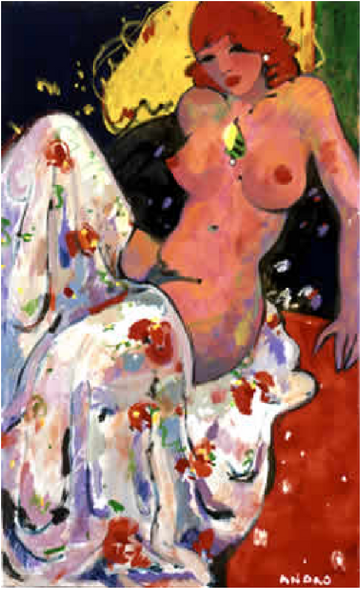 Manel Anoro Artist Signed Limited Edition Serigraph on paper:"Havana"