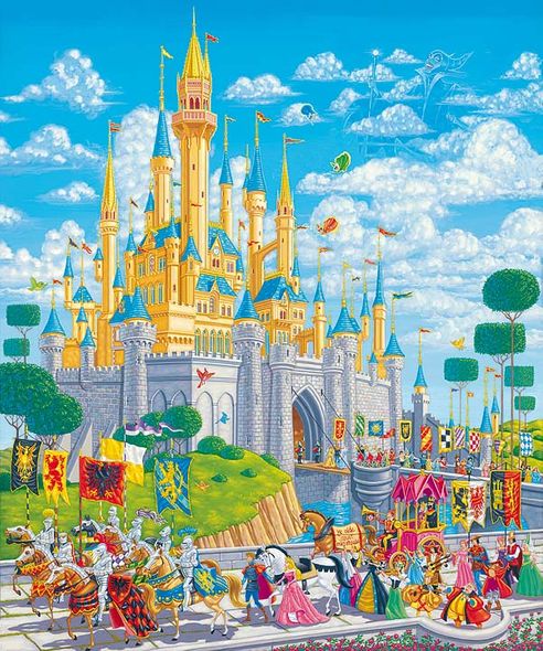Manny Hernandez Signed and Numbered Gicl&eacute;e on Canvas: "A Royal Afternoon"