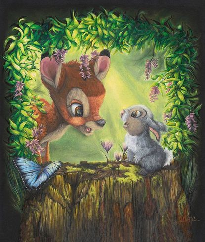 Sophie Ellen Signed Disney Ltd Ed Gallery Wrap Canvas:"Forest Friends" Sophie Ellen Signed Disney Ltd Ed Gallery Wrap Canvas:"Forest Friends"