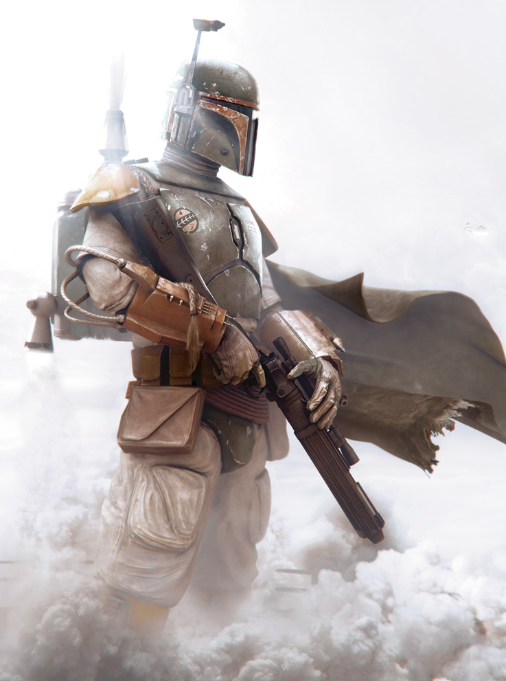 Manny Llamas Limited Edition Star Wars Giclee on Paper:"Gone Hunting"