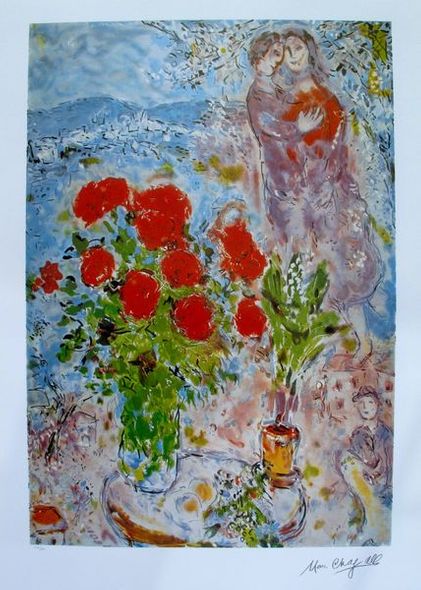 Marc Chagall Limited Edition Lithograph:
