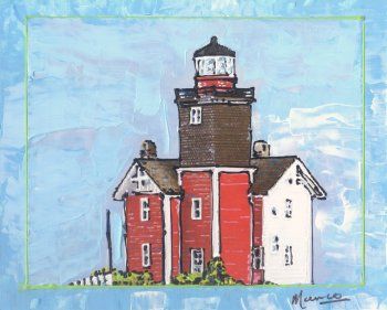 Marco Mark Limited Edition Mixed Media: "Light House"