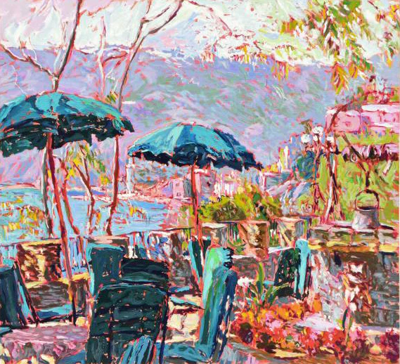 Marco Sassone Limited Edition Serigraph on Paper: "Porta Roca"