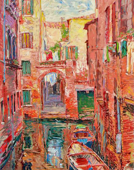 Marco Sassone Limited Edition Serigraph on Paper: "Rio Secundo"
