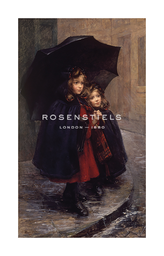 Marie Louise Boyer-Breton Hand Numbered Limited Edition Print on Paper :"Sheltering Sisters"