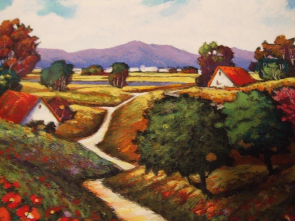 Mark Braver Artist Signed Ltd Ed Serigraph Print: "Mysterious River"