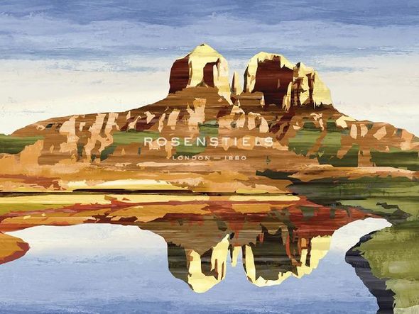 Mark Chandon 40 x 30 in. Open Giclee Canvas:"Mountains Of Mesa"