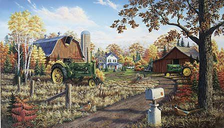 Mark Daehlin Artist Signed Open Edition Print:"Autumn Gold"