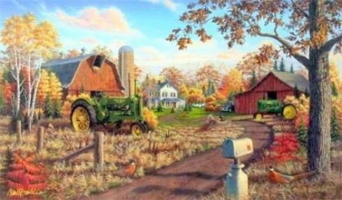 Mark Daehlin Open Edition Limited Edition Lithograph: "Autumn Gold" Mark Daehlin Open Edition Limited Edition Lithograph: "Autumn Gold"