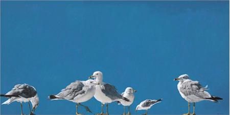 Mark Eberhard Handsigned & Numbered Limited Edition Giclee on Canvas:"Mine!, Mine!"