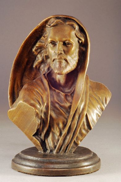 Mark Hopkins Limited Edition Bronze Sculpture:"Be Not Afraid Bust (Small)"