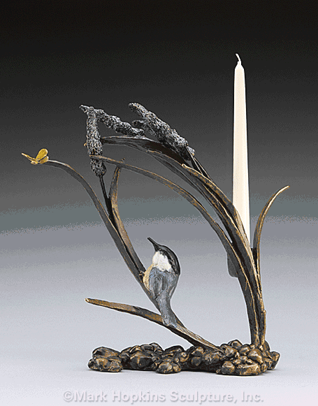 Mark Hopkins Limited Edition Bronze Sculpture: "Catch Ya Later" (candelabra)