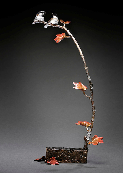 Mark Hopkins Limited Edition Bronze Sculpture:"Kindred Spirits"