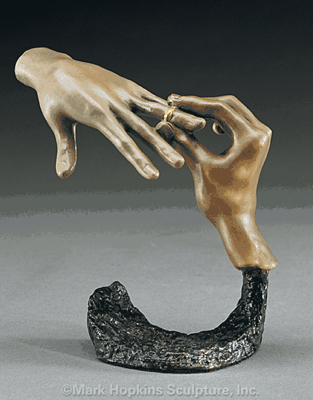 Mark Hopkins Limited Edition Bronze Sculpture: "Forever (small)"