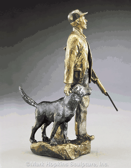 Mark Hopkins Limited Edition Bronze Sculpture: "Hunters"