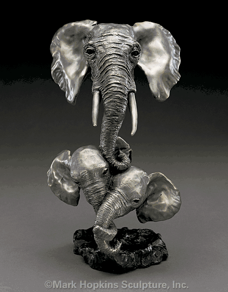Mark Hopkins Limited Edition Bronze Sculpture: "Sisters"