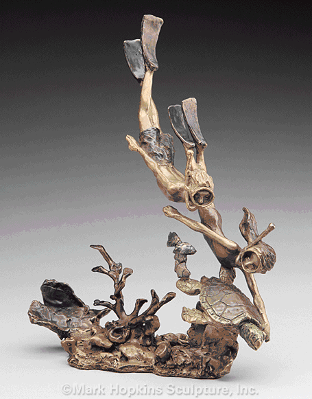 Mark Hopkins Limited Edition Bronze Sculpture: "Summer Fun"