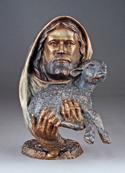 Mark Hopkins Limited Edition Bronze Sculpture:"The Lamb (small)"