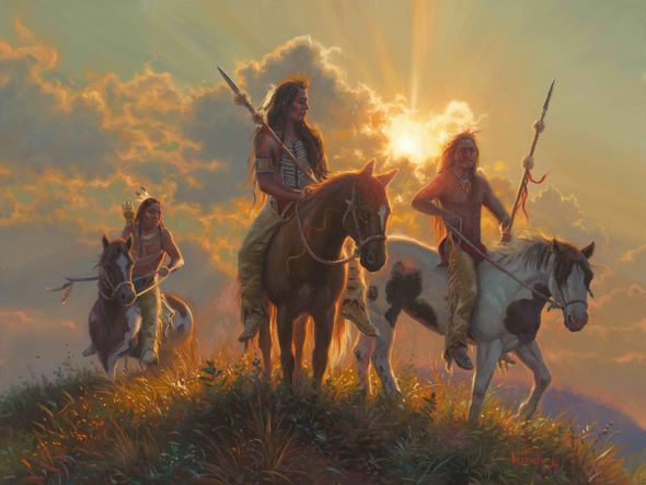 Mark Keathley Hand Signed and Numbered Limited Edition Embellished Canvas Giclee:"Band of Brothers"
