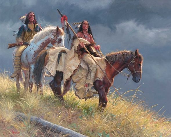 Mark Keathley Hand Signed and Numbered Limited Edition Embellished Canvas Giclee:" We Can Take This"