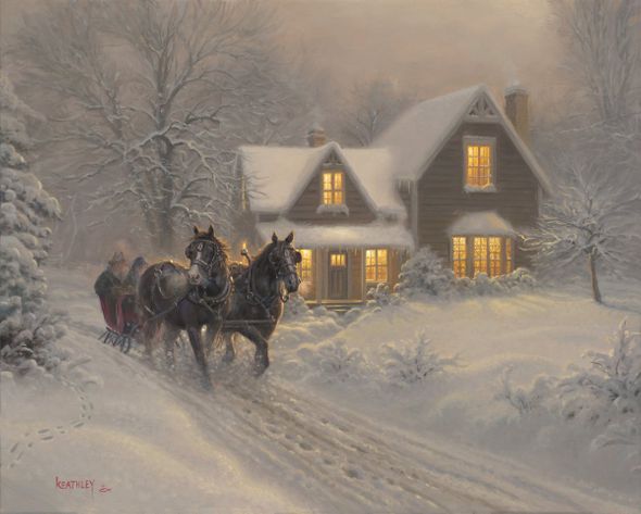 Mark Keathley Handsigned and Numbered Limited Edition:"I'll Be Home"