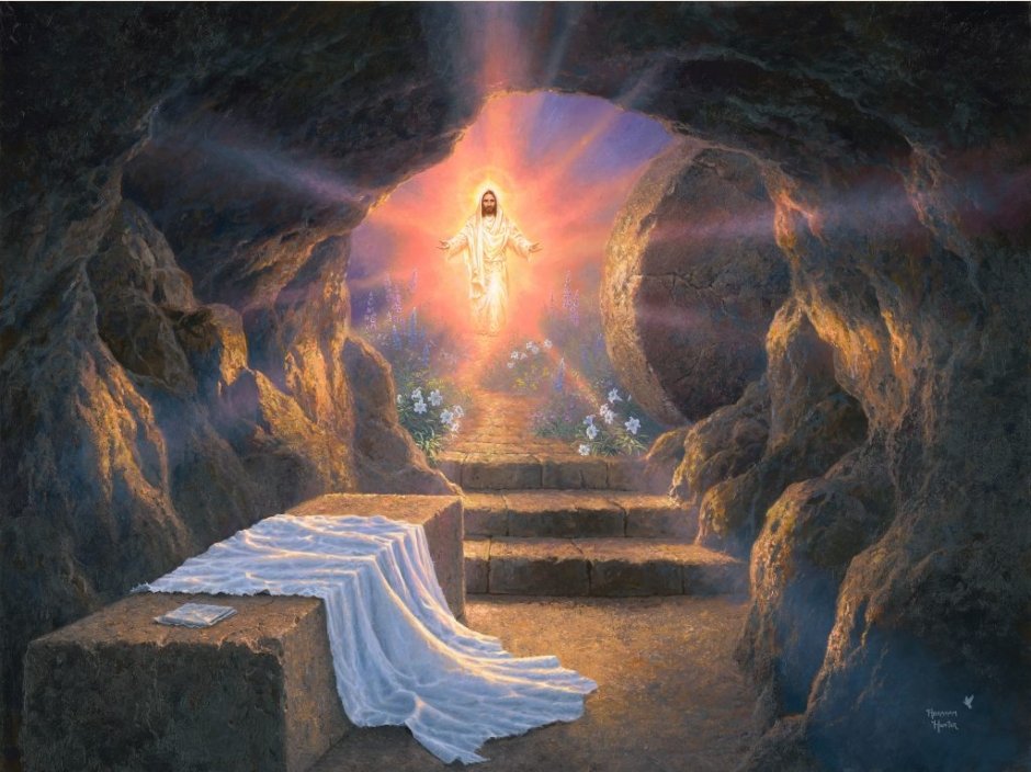 Abraham Hunter Artist Signed Hand Embellished Limited Edition Canvas Giclee:"Risen"