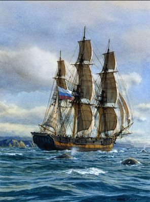 Mark Myers Handsigned and Numbered Limited Edition Giclee on Canvas:"Escorted by Majestic Whales"