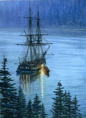 Mark Myers Handsigned and Numbered Limited Edition Giclee on Canvas:"Pacific Intentions"