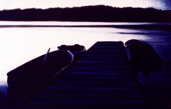 Mark Peterson Open Edition Giclee on Canvas:"Dusk on Myrtle Beach"