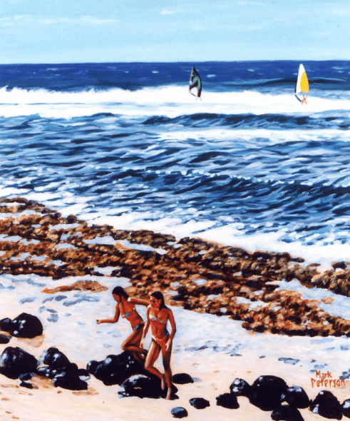 Mark Peterson Open Edition Giclee on Canvas:"Maui"