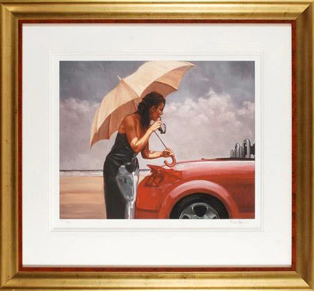 Mark Spain Limited Edition Artist Proof Gicl�e on Hahnemuhle Paper: "Red Hot"