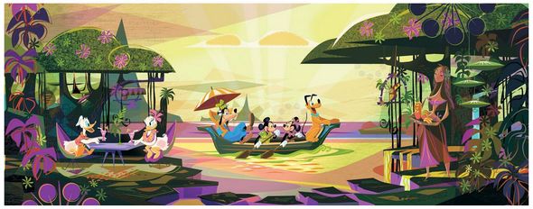 Mark Swanson Signed and Numbered Limited Edition Hand-Embellished Gicl&eacute;e on Canvas:"Magic Moment"